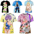 Anime Girl Bikini women Loli 3D printed T-shirt Summer men's fashion Casual Tops