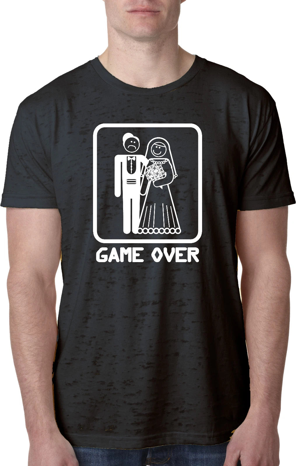 Buy Cool Shirts Game Over Burnout T-shirt White Print