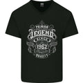 Premium Legend 64th Birthday 1962 Mens V-Neck Cotton T-Shirt