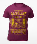Vintage Gasoline Motor Oil Motorcycle - Biker Men's T-Shirt - Women's T-Shirt