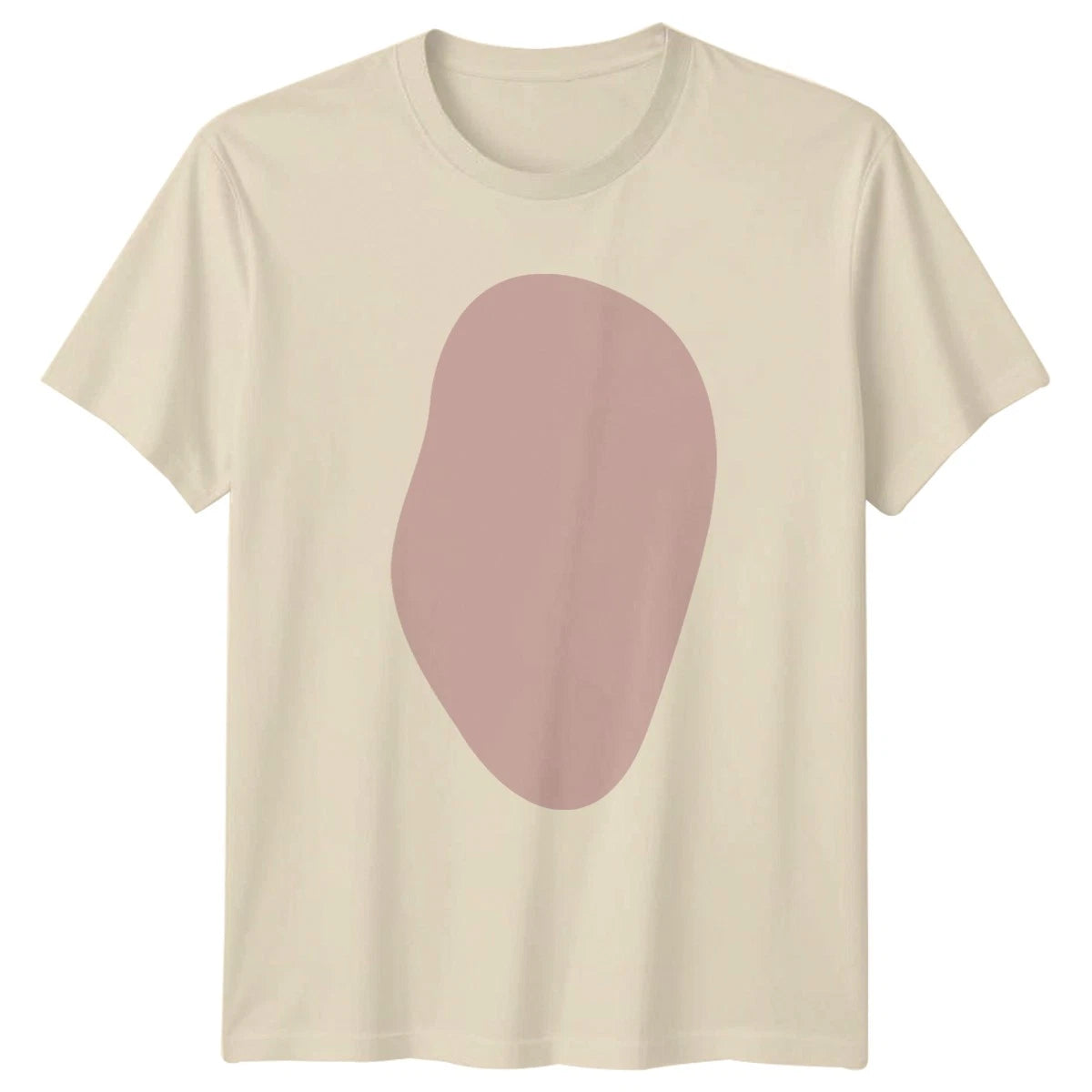 Minimalist Organic Blob Shape Design T-Shirt Minimalist Art Abstract Design