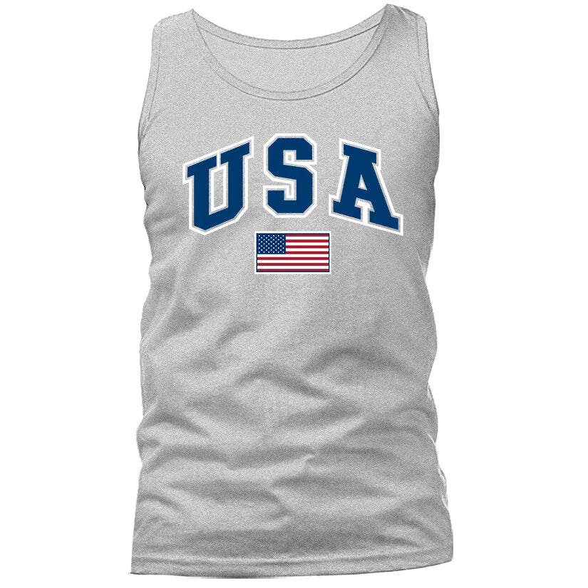USA Original US Flag American Pride Patriot Patriotic Tank Top