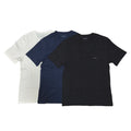 Mens T-Shirts BOSS V-Neck 3 Pack Multicoloured Short Sleeve With Logo