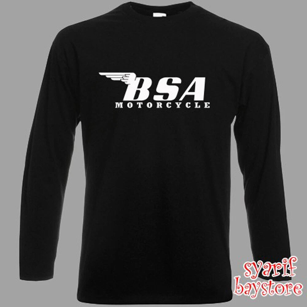 BSA Classic Motorcycle Black Size S to 2XL