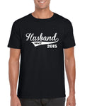 MEN'S NOVELTY T SHIRT HUSBAND SINCE CUSTOM YEAR WEDDING ANNIVERSARY CUSTOM GIFT