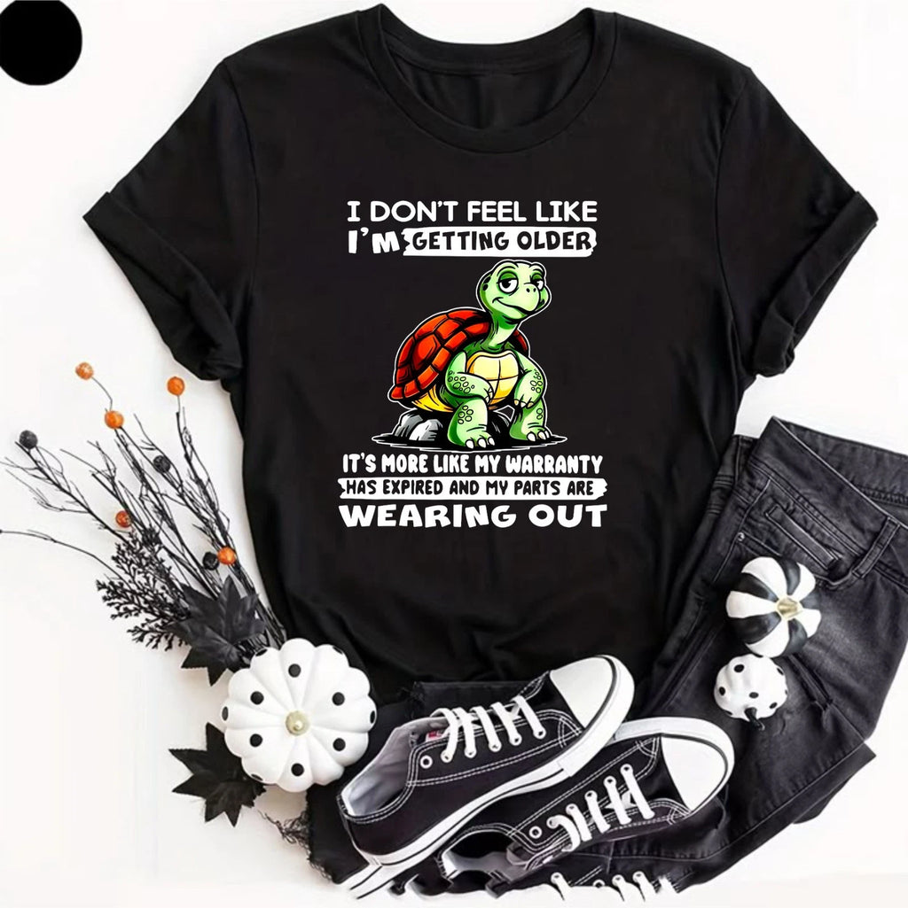 I Dont Feel Like Im Getting Older Its More Like Warranty Funny Reptiles T Shirt