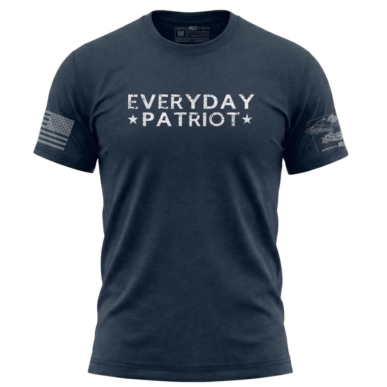 Everyday Patriot T-Shirt – Distressed Modern Patriotic Tee
