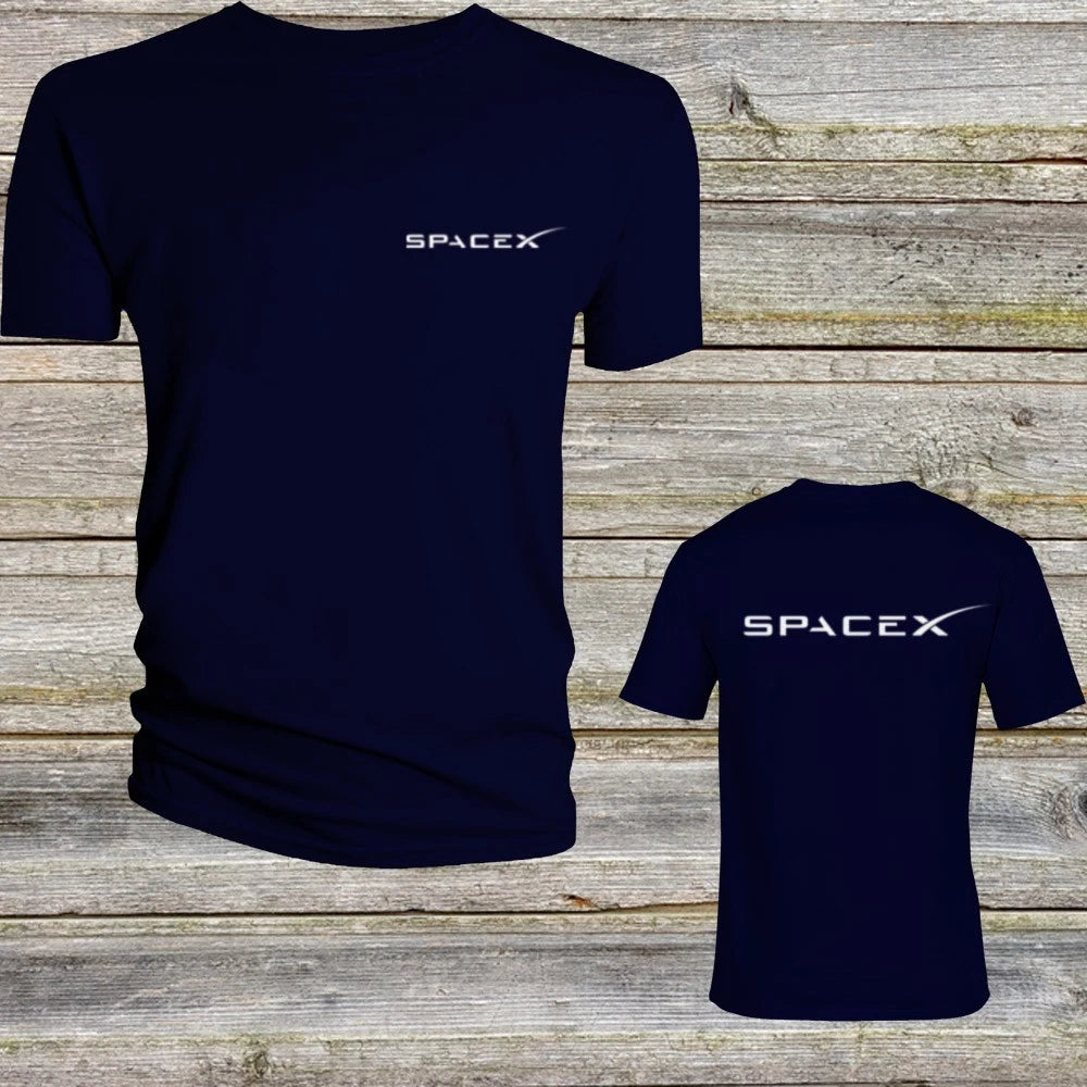 Space X T Shirt SpaceX Aerospace Exploration Falcon 9 Rocket Starship FSX04