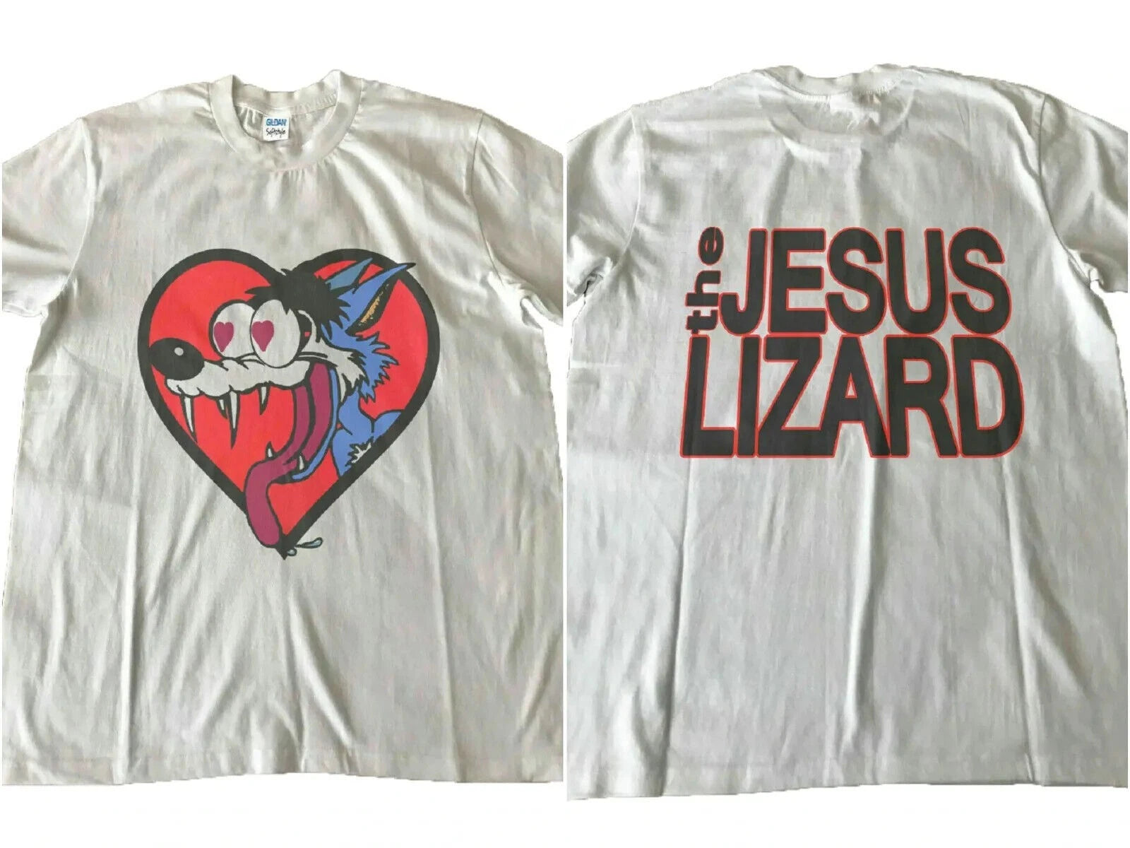 JESUS LIZARD VINTAGE RARE 90S TOUR T SHIRT