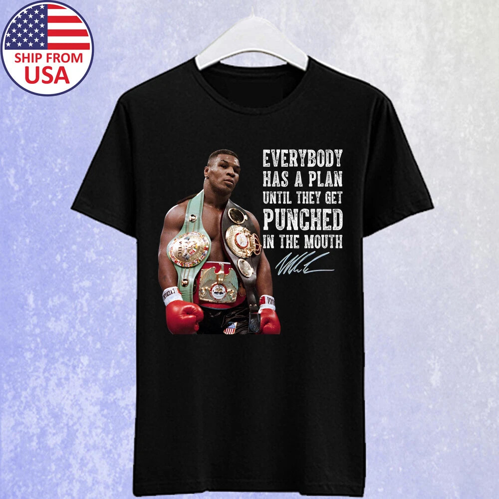 Iron Mike Tyson Quotes Men's Black Size S-5XL