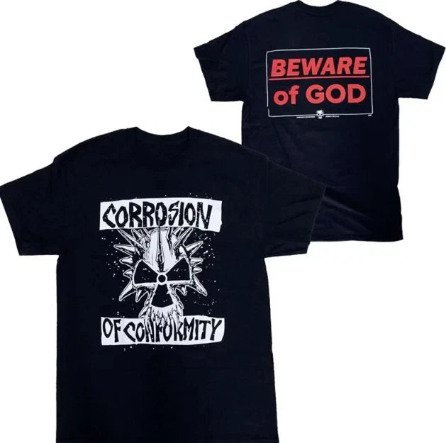 Vtg Corrosion Of Conformity Band Album Cotton Black All Size Shirt