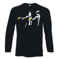 BANKSY PULP FICTION LONG SLEEVE T-SHIRT - Sizes Small to XXL