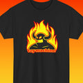 Toy Machine Devil Flame Graphic T-Shirt Skateboarding Streetwear Punk Tee