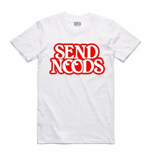 BRAND NEW Streetwear on Demand CULTURE SEND NOODS WHITE Tee Shirt SMALL-3XLARGE