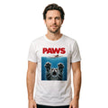 PAWS Funny Cat T-shirt | Retro Movie Parody Kitten Pet Love Tee