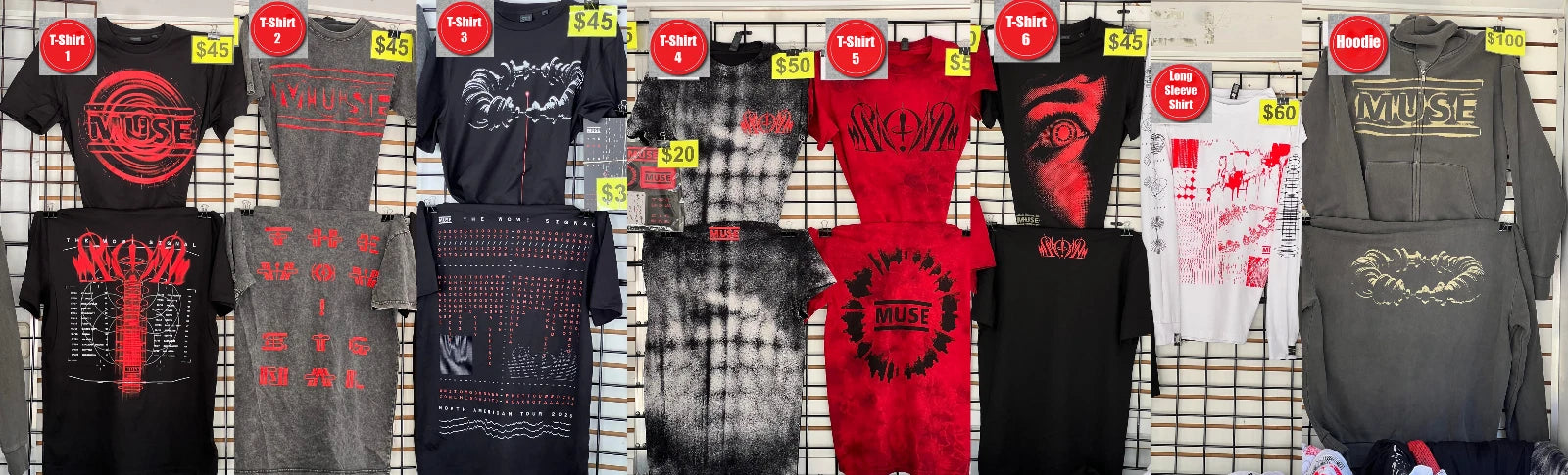 Muse The WOW! Signal North American Tour 2026 Merch Tee Hoodie, T-Shirt Reprint