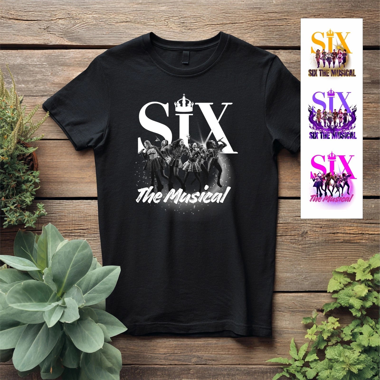 Six The Musical T-Shirt Inspired Unofficial Unisex Adults Kids Broadway Tops Tee