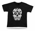 Skeleton Floral Monster black and white awesome stylish tshirt design apparel