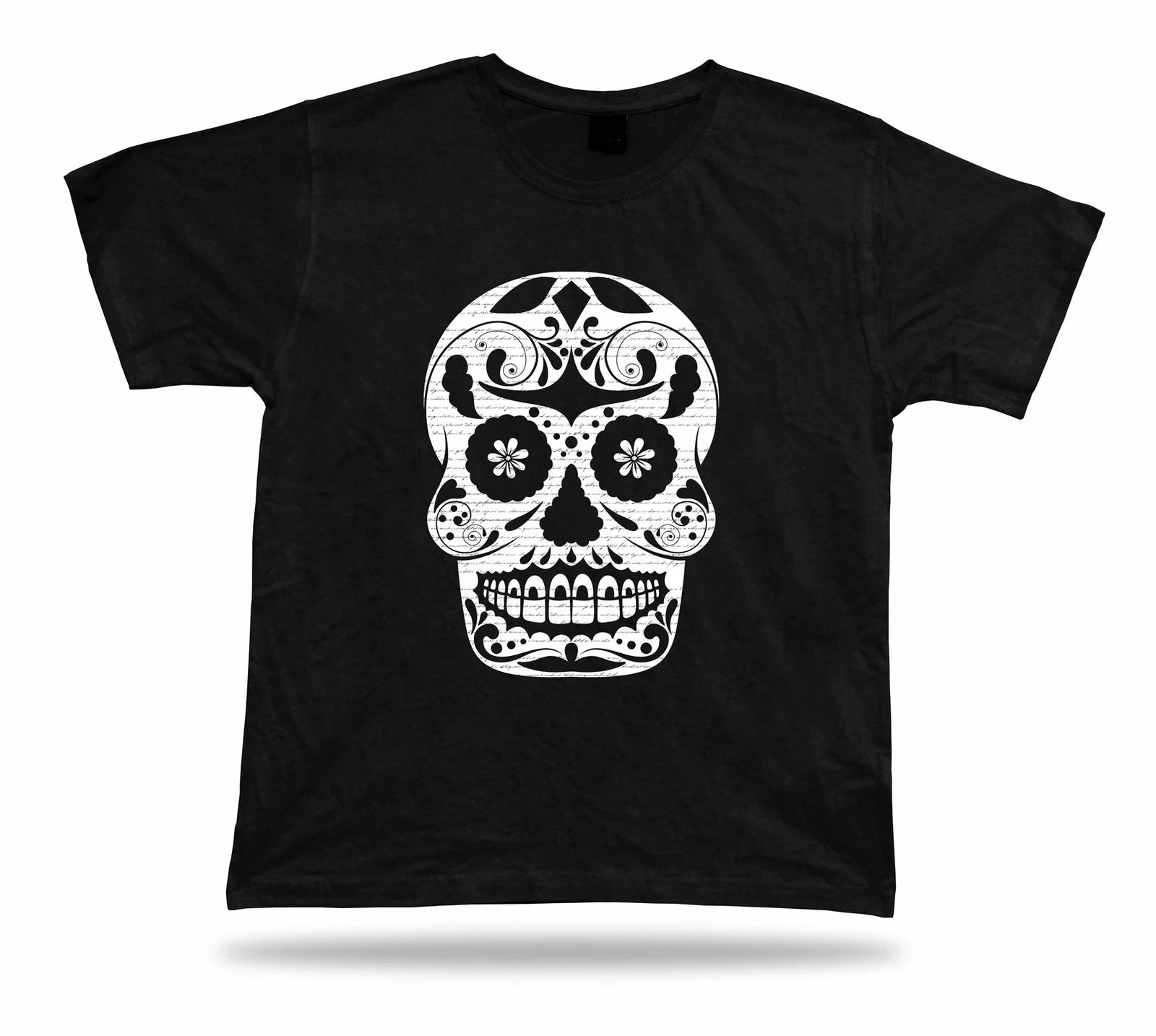 Skeleton Floral Monster black and white awesome stylish tshirt design apparel
