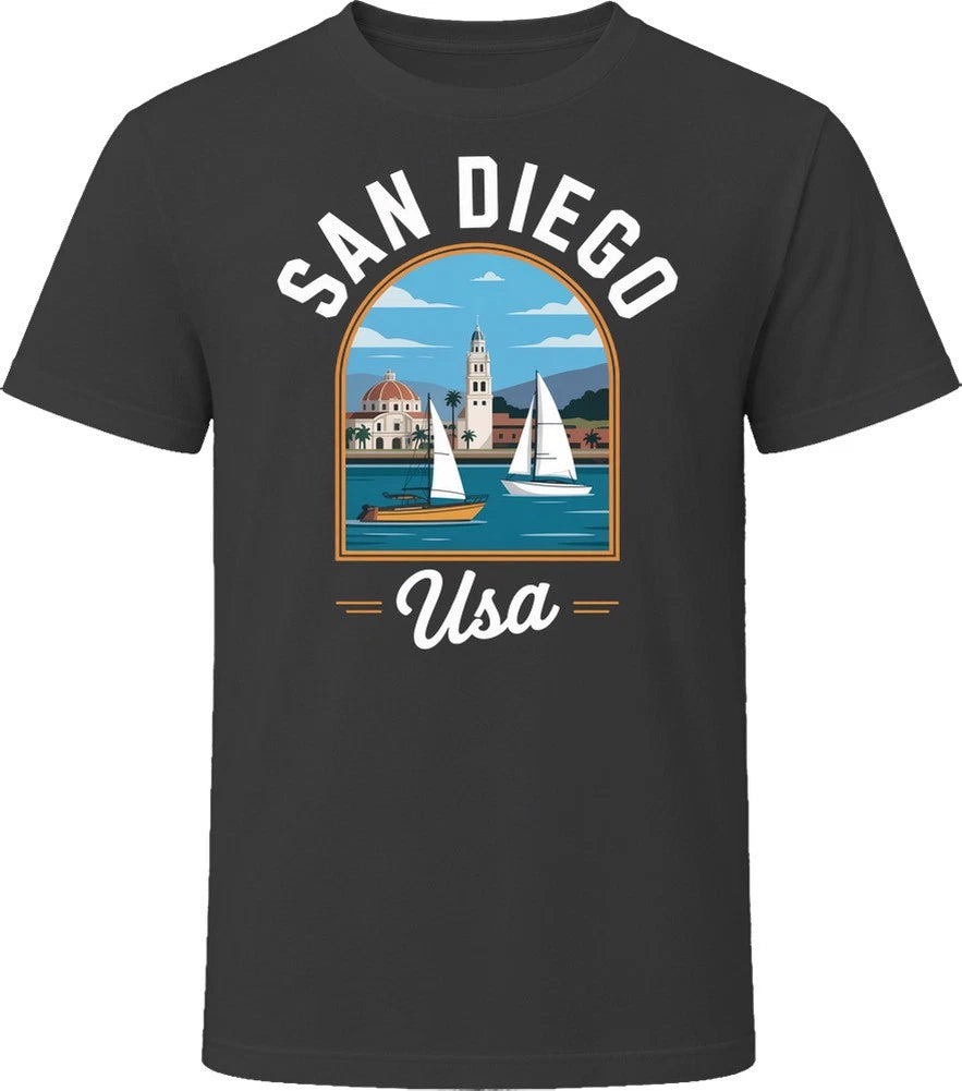 San Diego Usa Tourist Vacation Gift Tee T Shirt