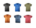 Colortone Oil Wash T-Shirts Multi-Color Adult S-3XL 100% Cotton Short Sleeve