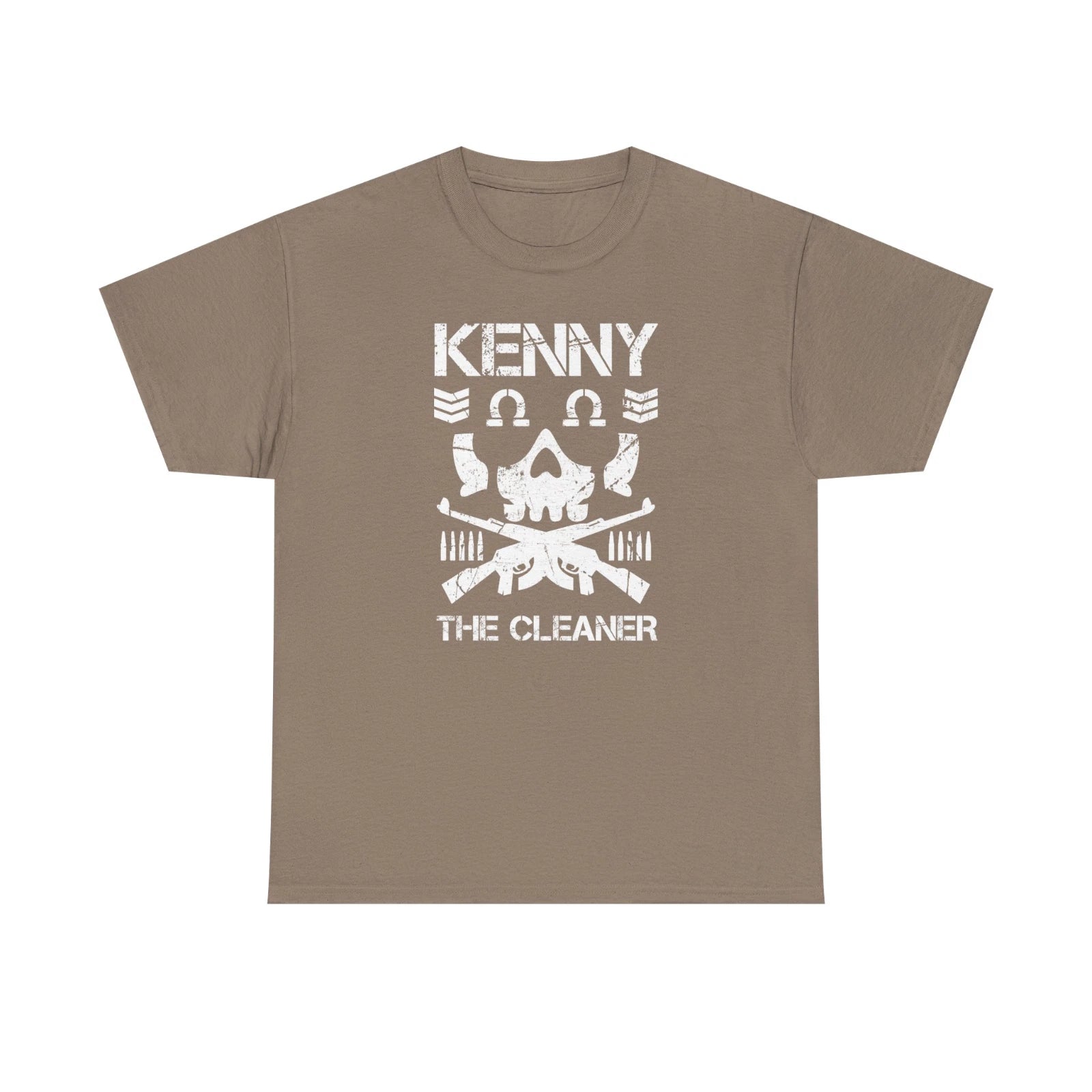 Kenny omega bullet club the cleaner -  Custom Men's Back and front  T-Shirt Tee