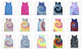 Colortone Tie Dye Tank Top Sleeveless T-Shirt Adult Unisex S-3XL Cotton