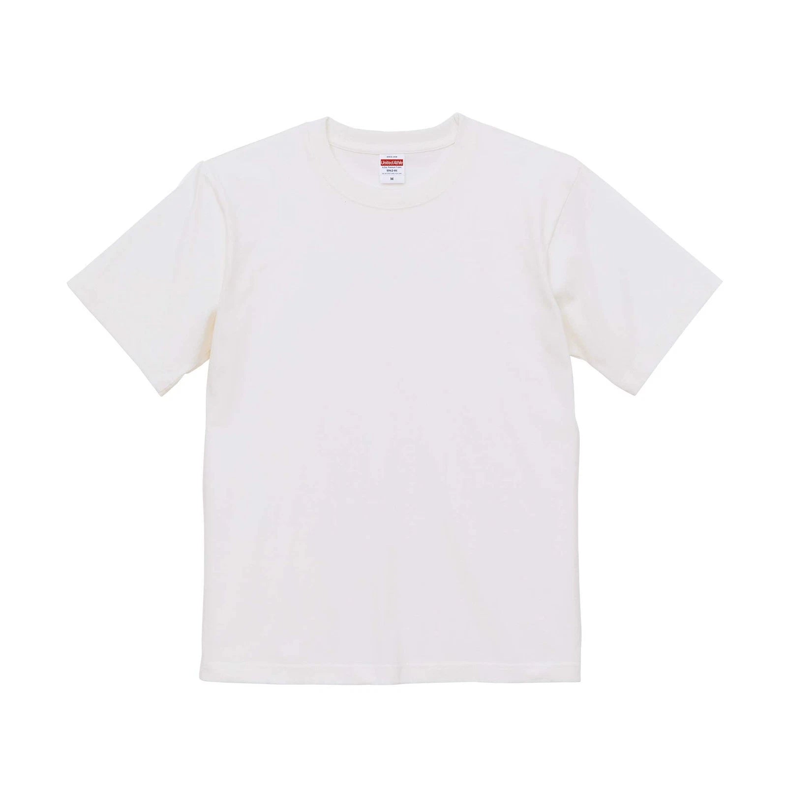 United Athle 6.2oz Premium T-Shirt 594201 [Men's] Vanilla white S