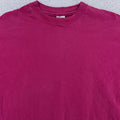 Vintage 90s Blank Pink Hanes Beefy-T Shirt Mens L/XL Crewneck Made in USA Tee