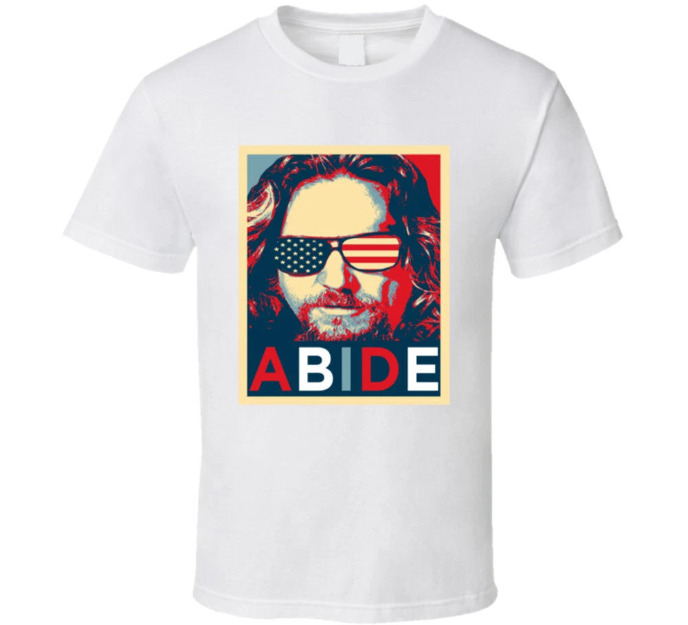 Abide The Dude American Flag Hope Style The Big Lebowski Fan T Shirt