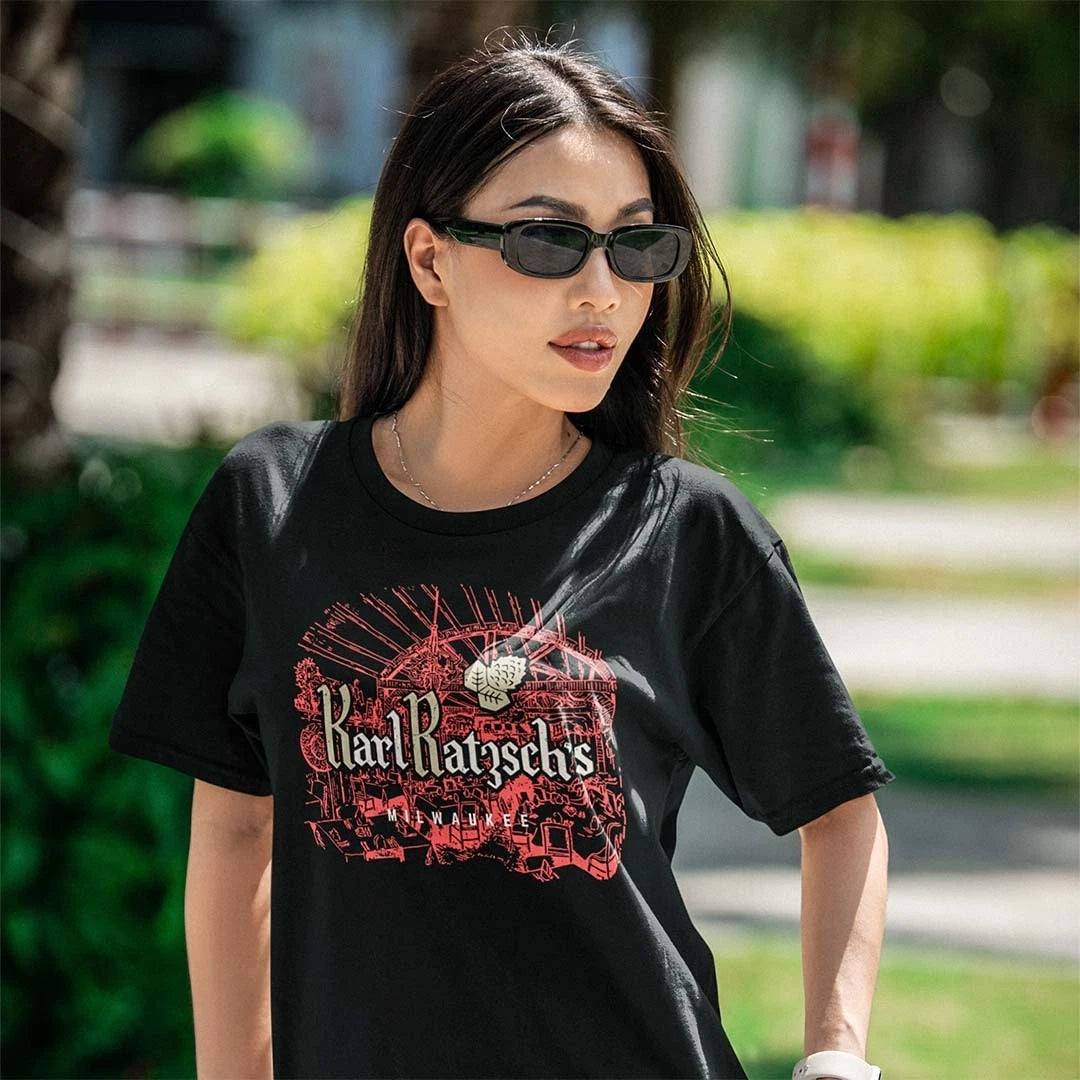 Karl Ratzsch’s Restaurant Milwaukee Unisex Retro T-shirt - Bygone Tees