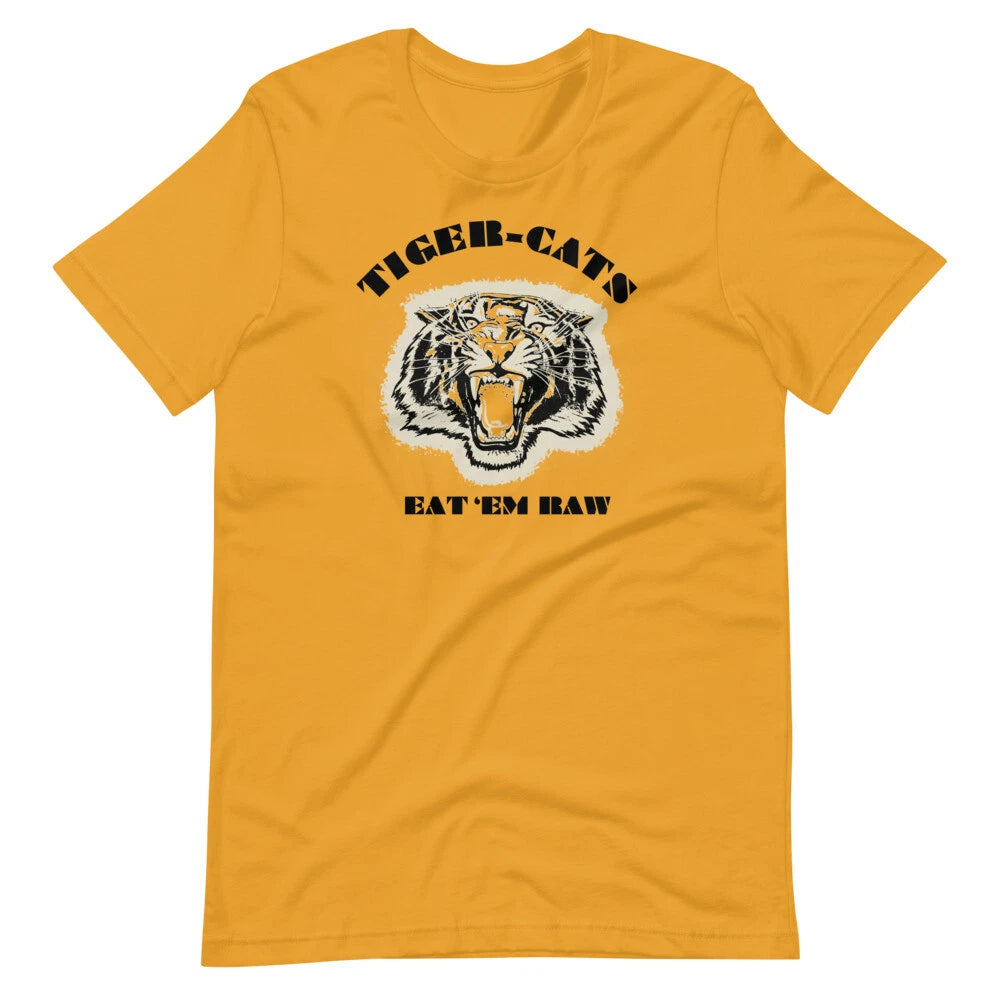 Hamilton Tiger-Cats Football Eat Em Raw VTG Style Shirt Unisex t-shirt