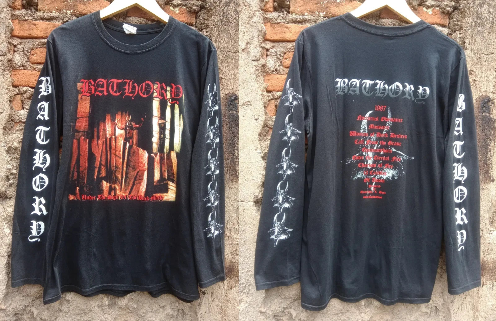 BATHORY under the sign of the black mark Longsleeve Shirt