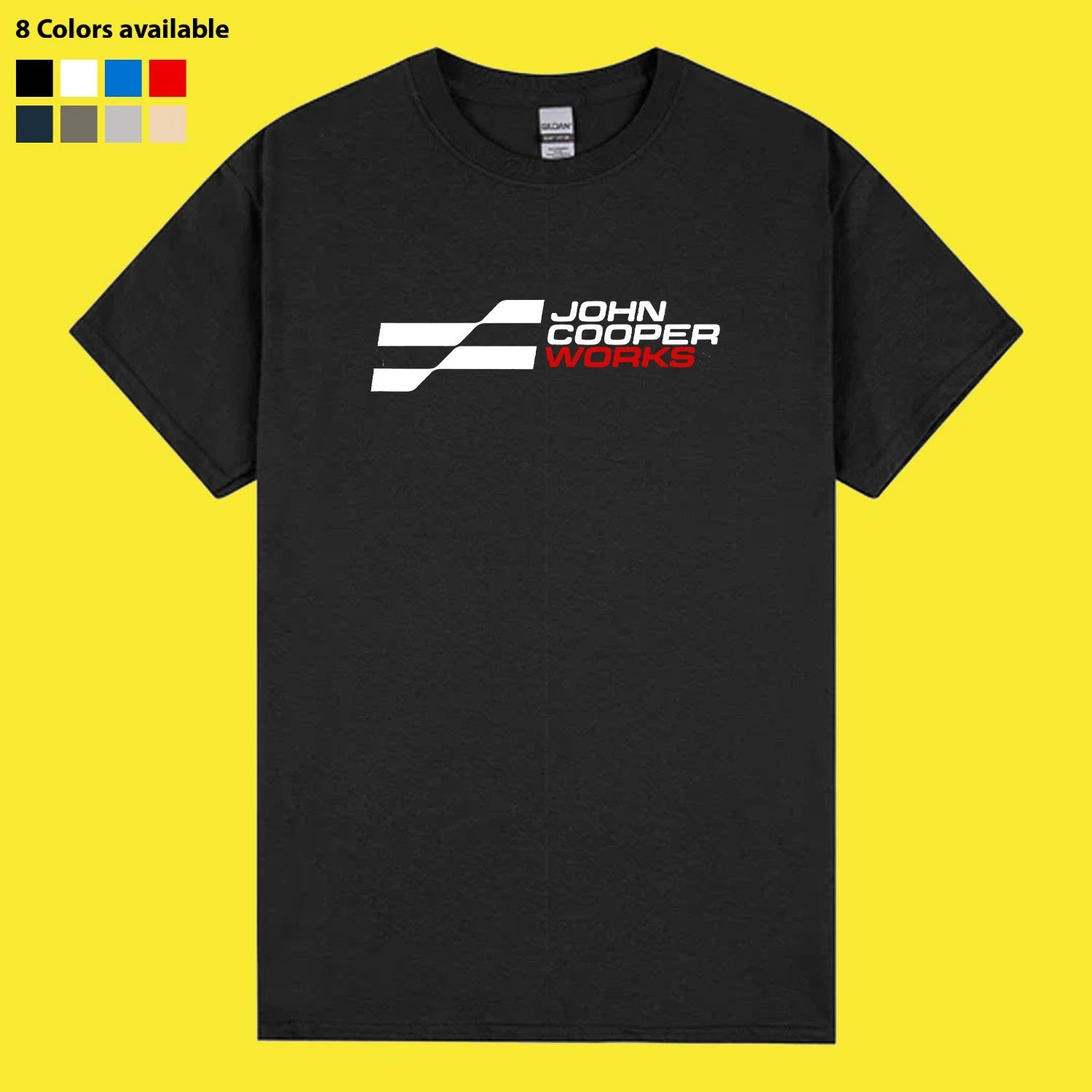 New Shirt JOHN COOPER Works Mini Logo T-Shirt Funny Made In USA S - 5XL