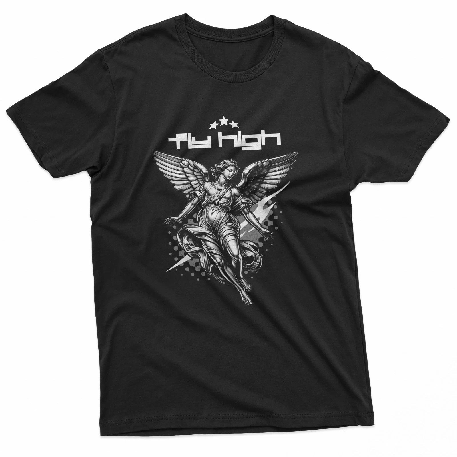Fly High Angel Vintage Art Streetwear T-Shirt