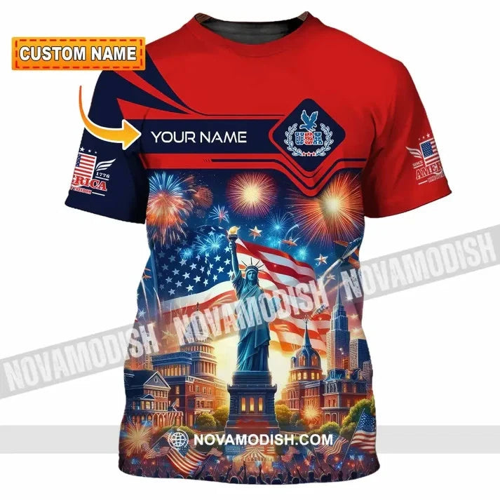 Unisex Shirt - Custom America Shirt 3D T-Shirt BS1740