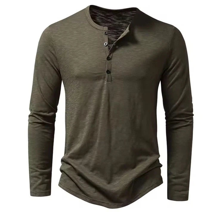 Dexter Morgan Kill Shirt Thermal Henley Olive Army Green Men's Choose Size