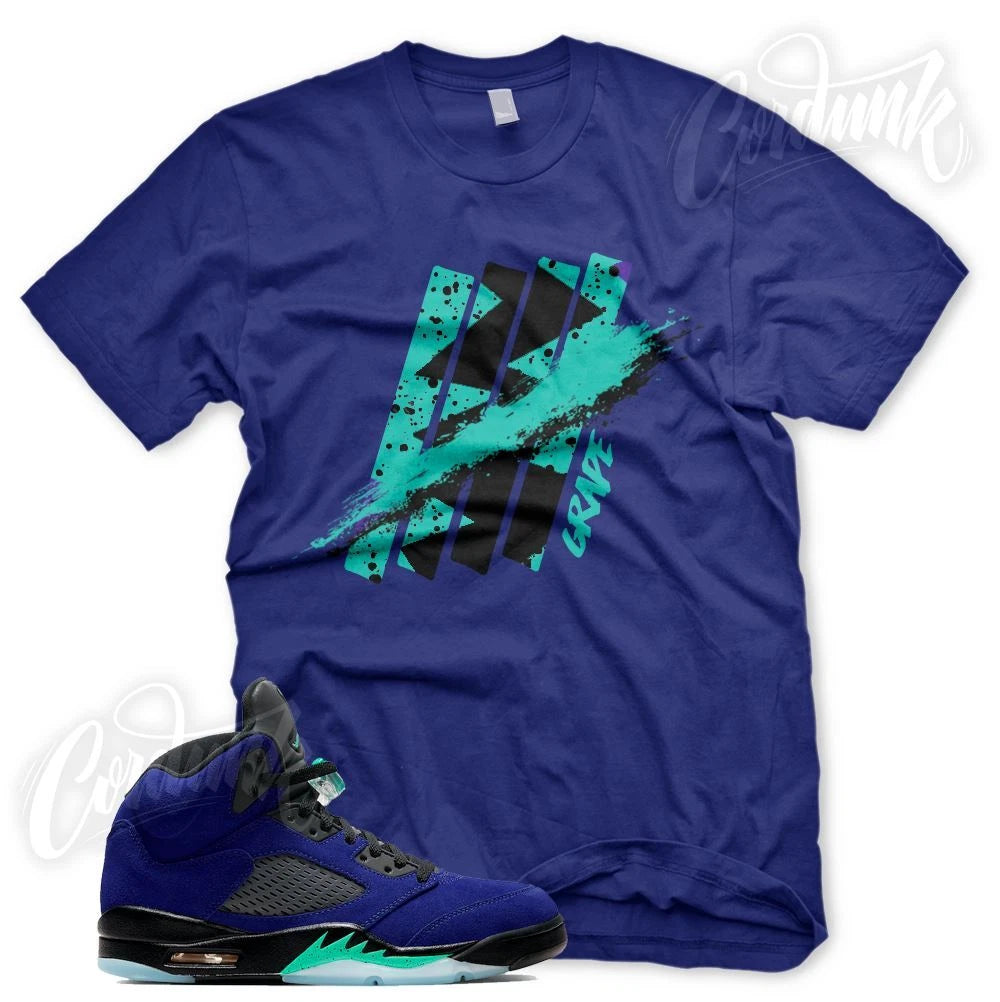 New "IIIII GRAPE" Sneaker T Shirt for J1 5 Alternate Grape