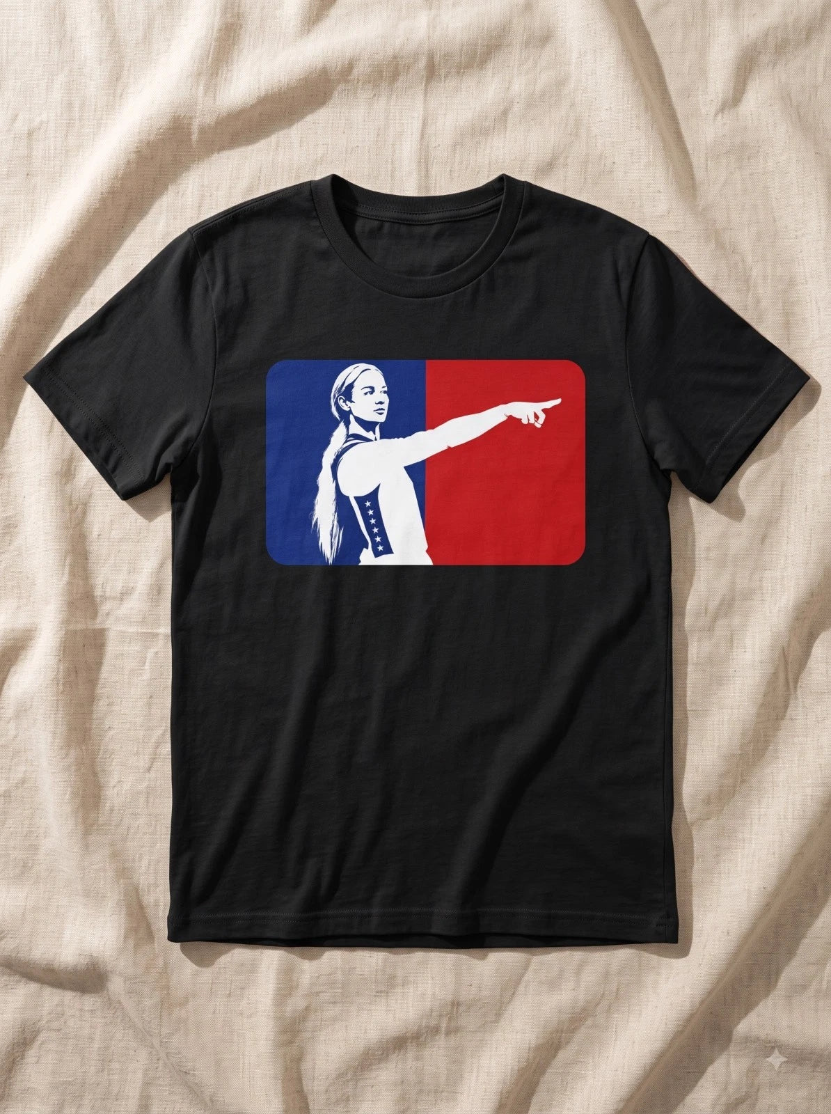 Sophie Cunningham WNBA Logo Pointing Graphic Tee, Retro Athletic Sports