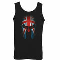 Spartan Helmet Vest Gym Union Jack Flag Training Top St Georges Day Mens MMA