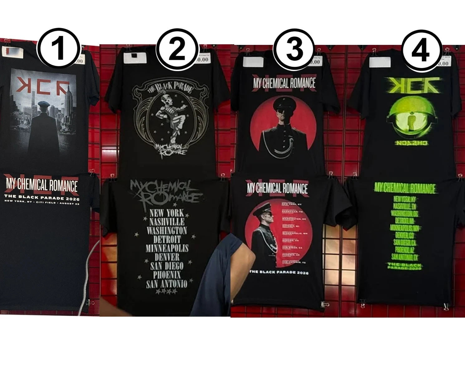 MCR The Black Parade Citi Field Exclusive NYC Aug 9, 2026 Tour T-Shirt reprint