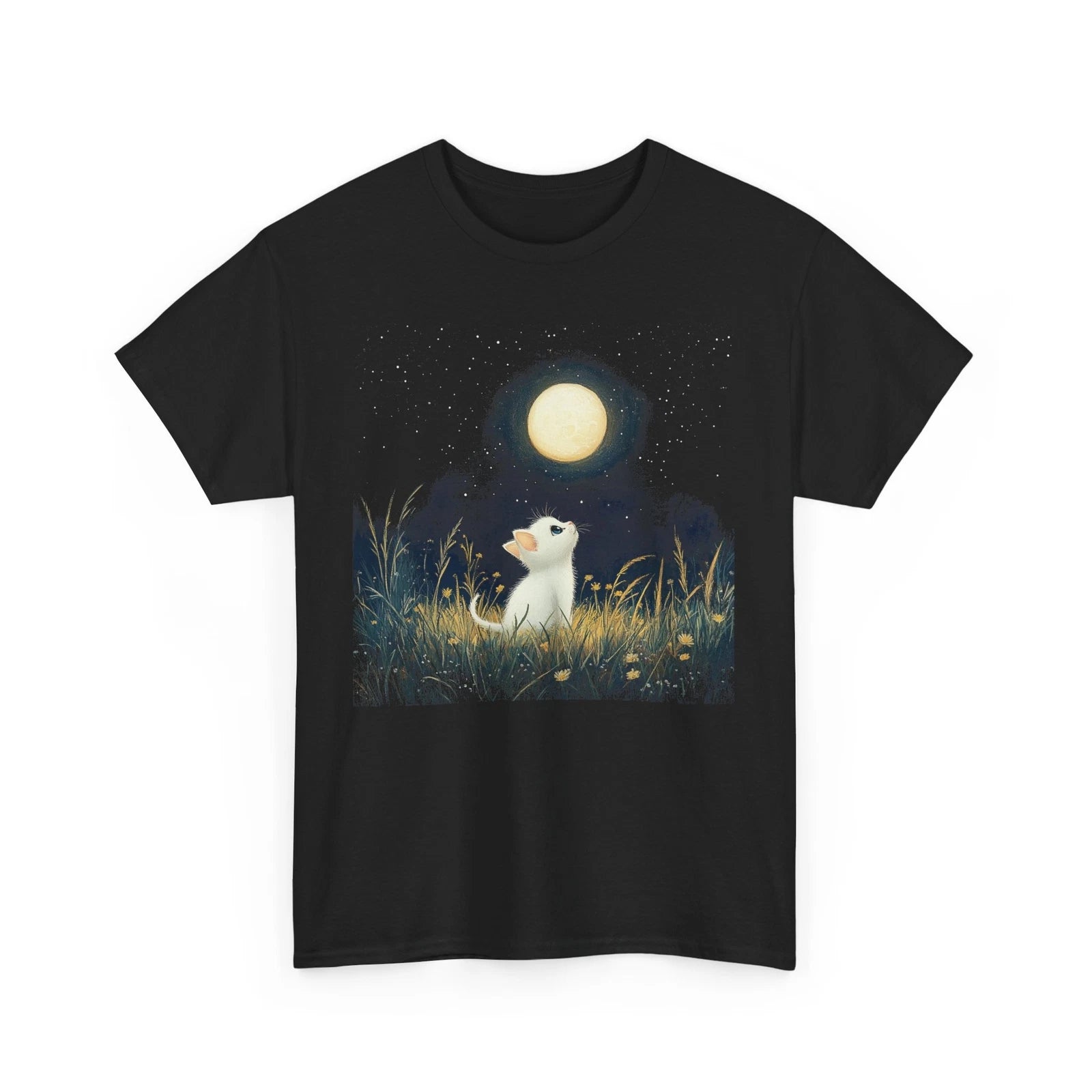 Cat Lover Graphic T-Shirt – Cute Funny Cat Print Tee for Men & Women