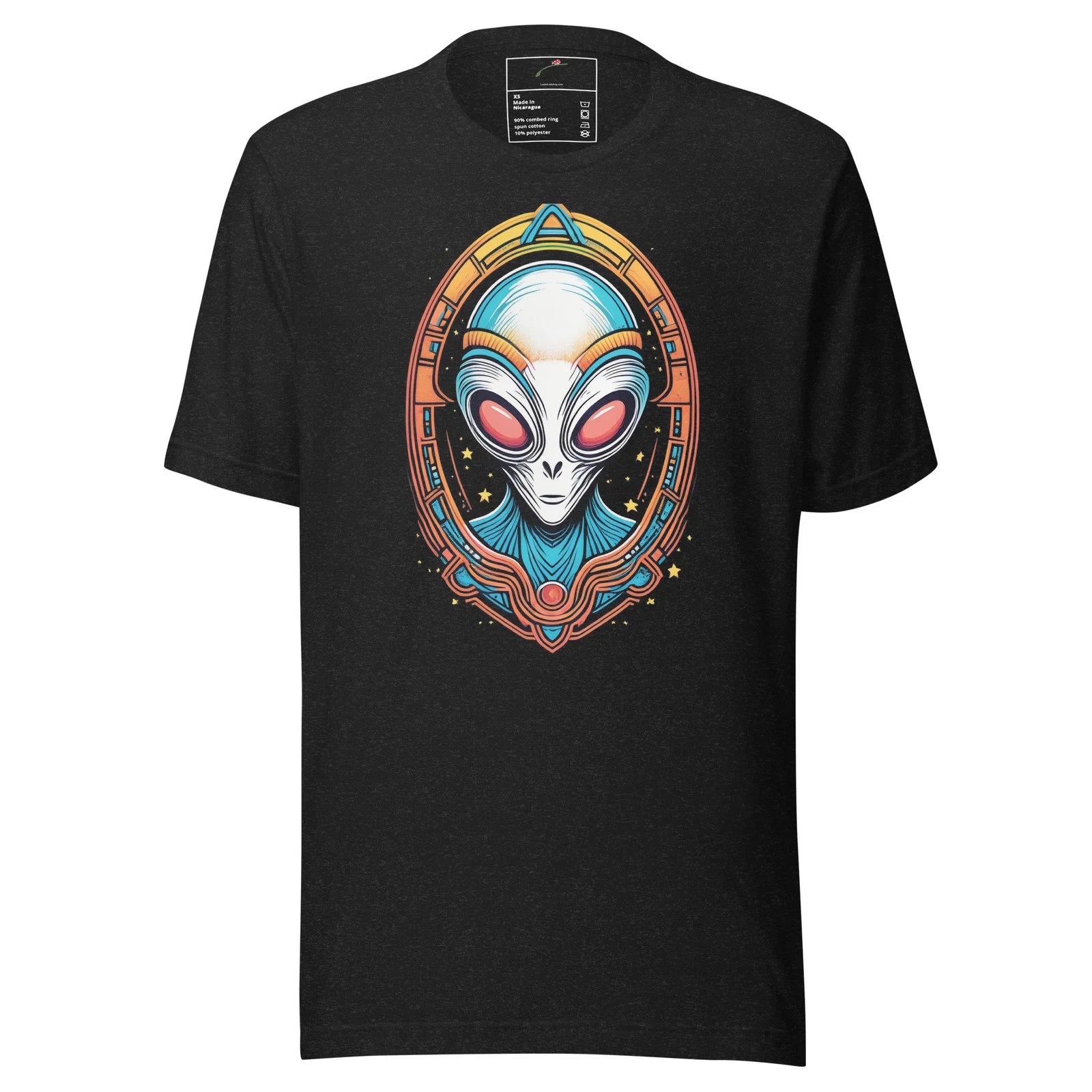 Alien Head Graphic T-Shirt For Trendy Style