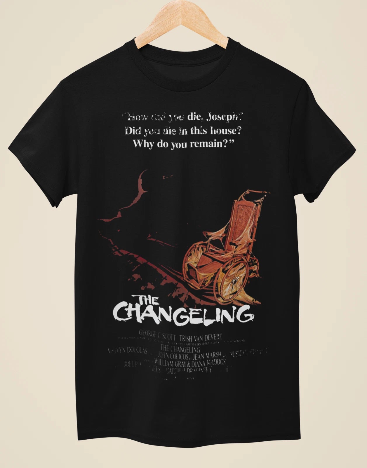 The Changeling - Movie Poster Inspired Unisex Black T-Shirt