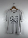 Uniqlo UT KAWS Style Graphic T Shirt Mens Large Beige X Eyes Art Streetwear