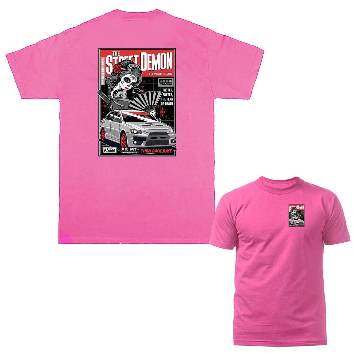 Street Demon Streetwear Imported Tuned Custom JDM Sports Car T-shirt