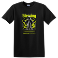 Blessing Grim Reaper Gothic Art T Shirt Dark Humor for Creative Souls Tee