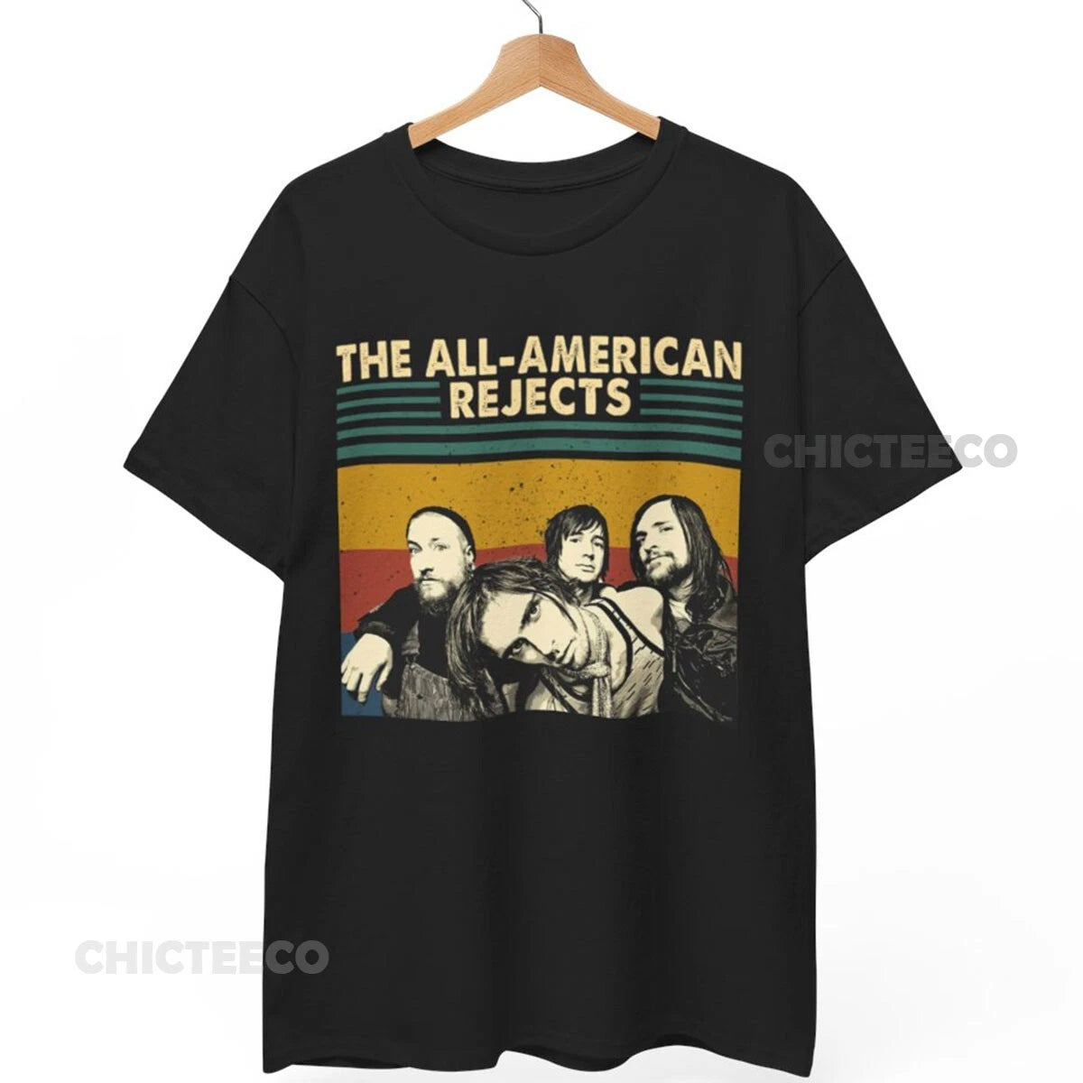 The All American Rejects Band Vintage T-Shirt, American Rejects  Gift Unisex tee