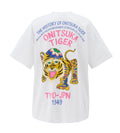 Onitsuka Tiger Oversized Graphic T-Shirt Unisex Lifestyle Tee White 2183B531-100