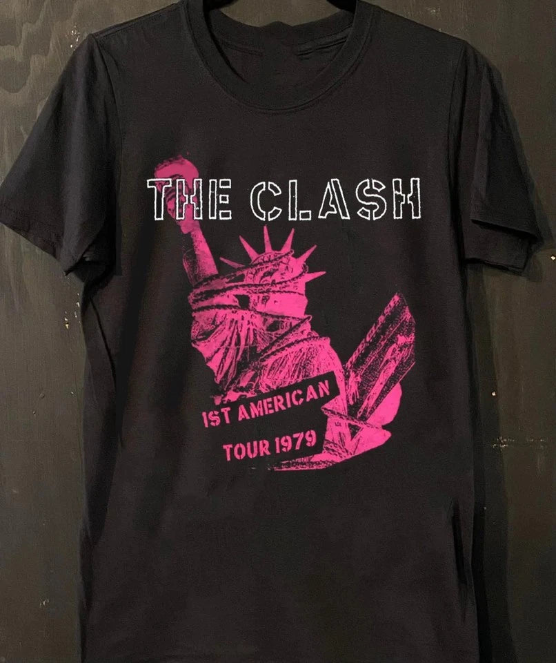 The Clash 1st American 1979 Unisex black Shirt S-5XL Q39421